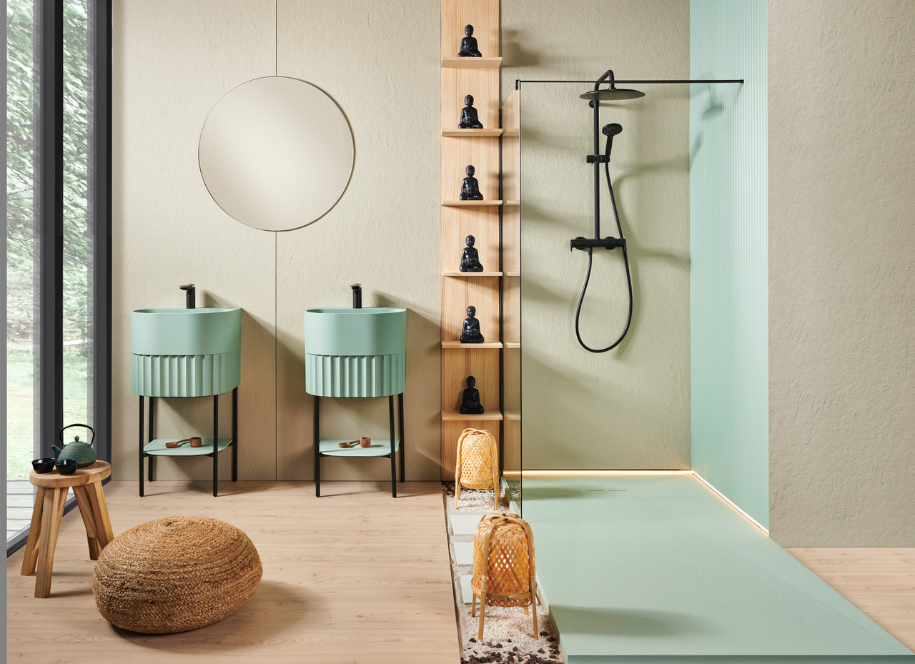 acquabella-lavabo-mueble-delia-zero-season-mint-panel-basic-slate-plato -ducha-alta-slate